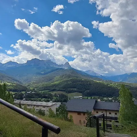 Mini T2 Duplex Avec Balcon A Barcelonnette, 1 Km Centre, Ideal Pour 4 Pers., Animaux Interdits - Fr-1-165a-27 Apartment
